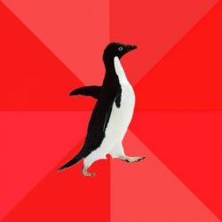 Socially Awesome Penguin meme generator