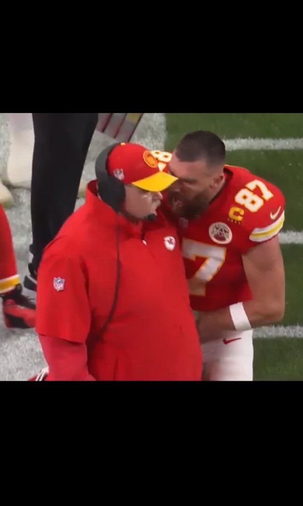 Travis Kelce and Coach