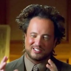 Ancient Aliens - Crazy History Channel Guy meme generator