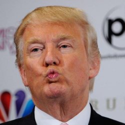 Donald Trump Kissing meme generator
