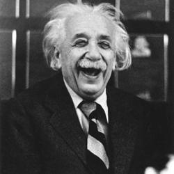 Laughing Albert Einstein meme generator