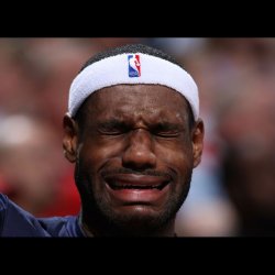 Lebron Crying meme generator