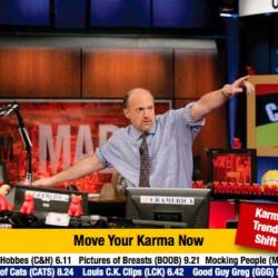 Mad Karma with Jim Cramer meme generator