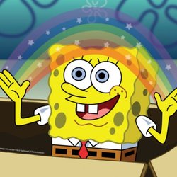 Rainbow SpongeBob meme generator
