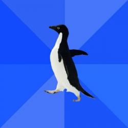 Socially Awkward Penguin meme generator