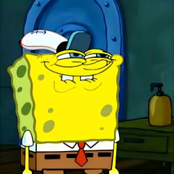 SpongeBob Grin meme generator