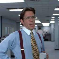 office space meme lumberg