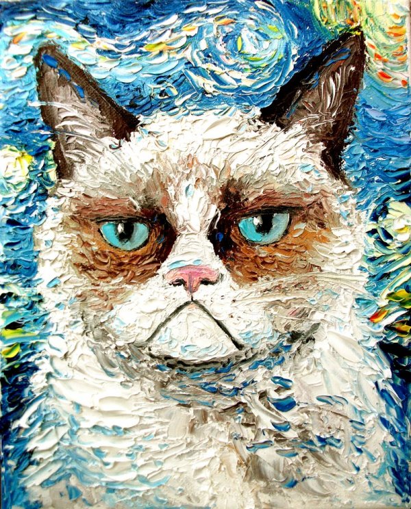 Vincent Van No - Grumpy Cat